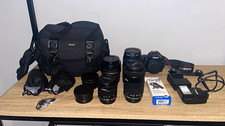 Canon EOS Rebel SL3 Camera Bundle w/ 4 Lenses, Bag, Flash, Remote, Strap, more