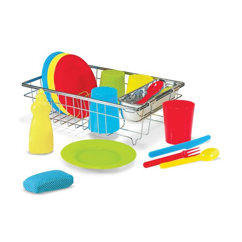 Melissa und Doug Spielgeschirr Set 4 Gedecke mit Utensilien 80 Char... - Bild 9 von 9