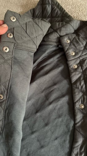 zara grey puffer jacket Size M-L - Picture 4 of 4