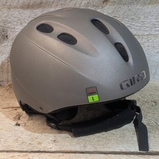 Giro S4 Winter Sports Helmet Gray Size L 57-59cm Adjustable Hard Shell