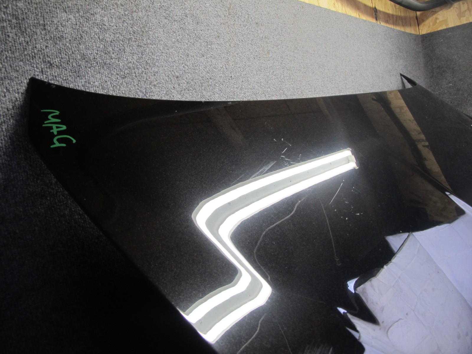 2008-2019 MASERATI GRANTURISMO M145 FRONT HOOD BONNET SHELL PANEL BLACK