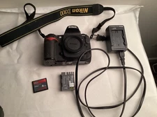 Nikon D300 12.3 MP Digital SLR Camera - Black (Body Only) +extra