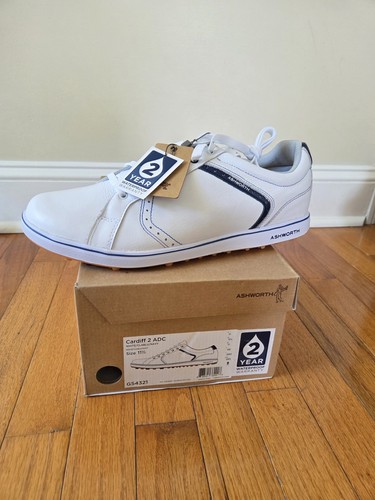 NWT in BOX Ashworth Cardiff 2 ADC Men’s Golf Shoes Style G54321 Sz 11.5