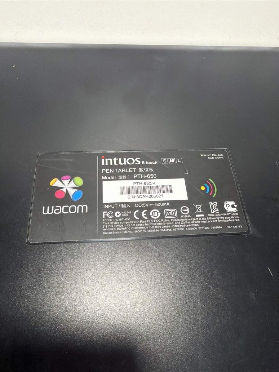 Wacom Intuos5 Medium Pen Tablet - Black for sale online | eBay