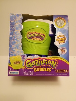 Funrise Gazillion Tornado Bubbles 4 fl. oz./118 ml. Bubble Machine (Ages 3+)