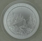 2019-P River of No Return 5 oz Silver Quarter .999 Fine ATB US Mint Burnished