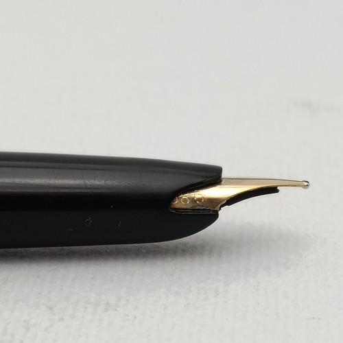 KAWECO SPORT V16 BLACK PISTON FOUNTAIN PEN 14K OM RARE NIB VINTAGE 70S - Picture 8 of 12