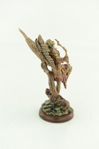 Scultura in bronzo Selaphiel "Preghiera di Dio" Arcangeli della Luce - COA - Foto 7 di 13