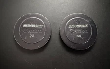 Vintage  -  CANON / MOVIECAM  - 80mm Metal Push-on Lens Caps