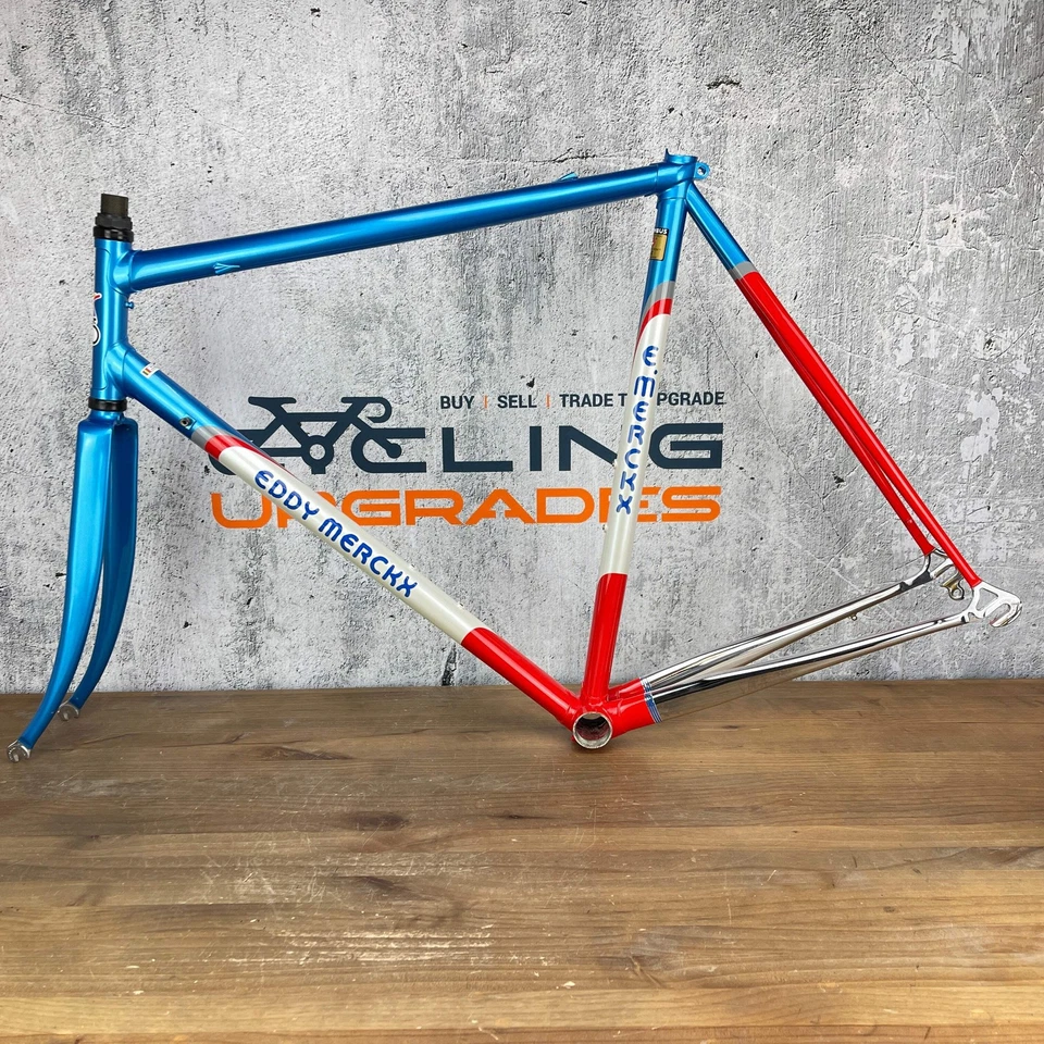 ¡Nunca construido! Cuadro de acero freno llanta Eddy Merckx Motorola Corsa Extra MAX 56 cm Foto 2 de 4