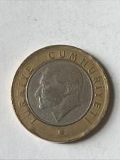 2012 Turkey Coin-1 Lira-Circulated