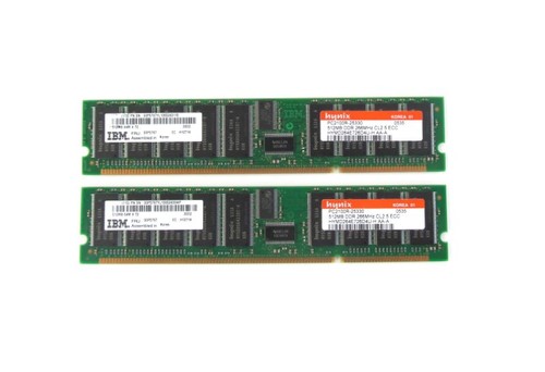 IBM 4443 512MB 2x256MB Memory Kit 266MHz DDR1 SDRAM DIMMs yz - Picture 2 of 3