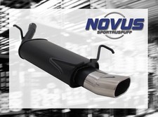 NOVUS Sportauspuff Gruppe N ESD 135 x 75mm Renn-Look für Opel Corsa C