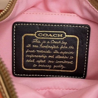 バッグ Coach Legacy Stripe Kisslock Pouch Coach Legacy Hand Bag Stripe Kisslock Pouch Multi-color