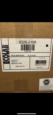 (1) NEW EcoLab  ECO-TO10 High Capacity Water Filter 9320-2198 Filtration T010
