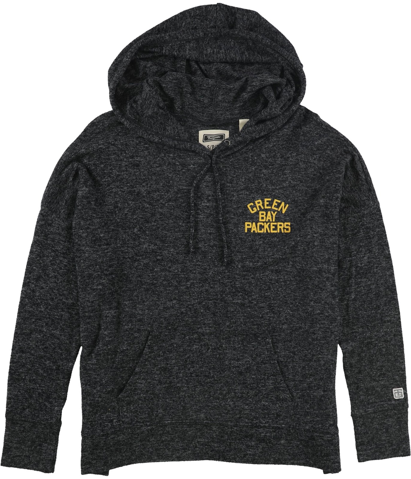 Толстовка American Eagle Mens Green Bay Packers с капюшоном, серая, маленькая
