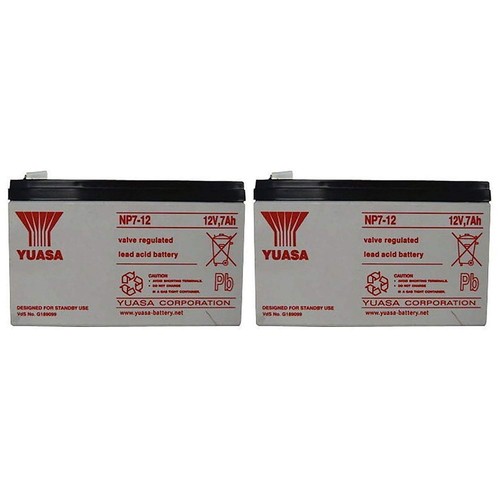 NP7-12 12V 7AH Battery (2 Pack)