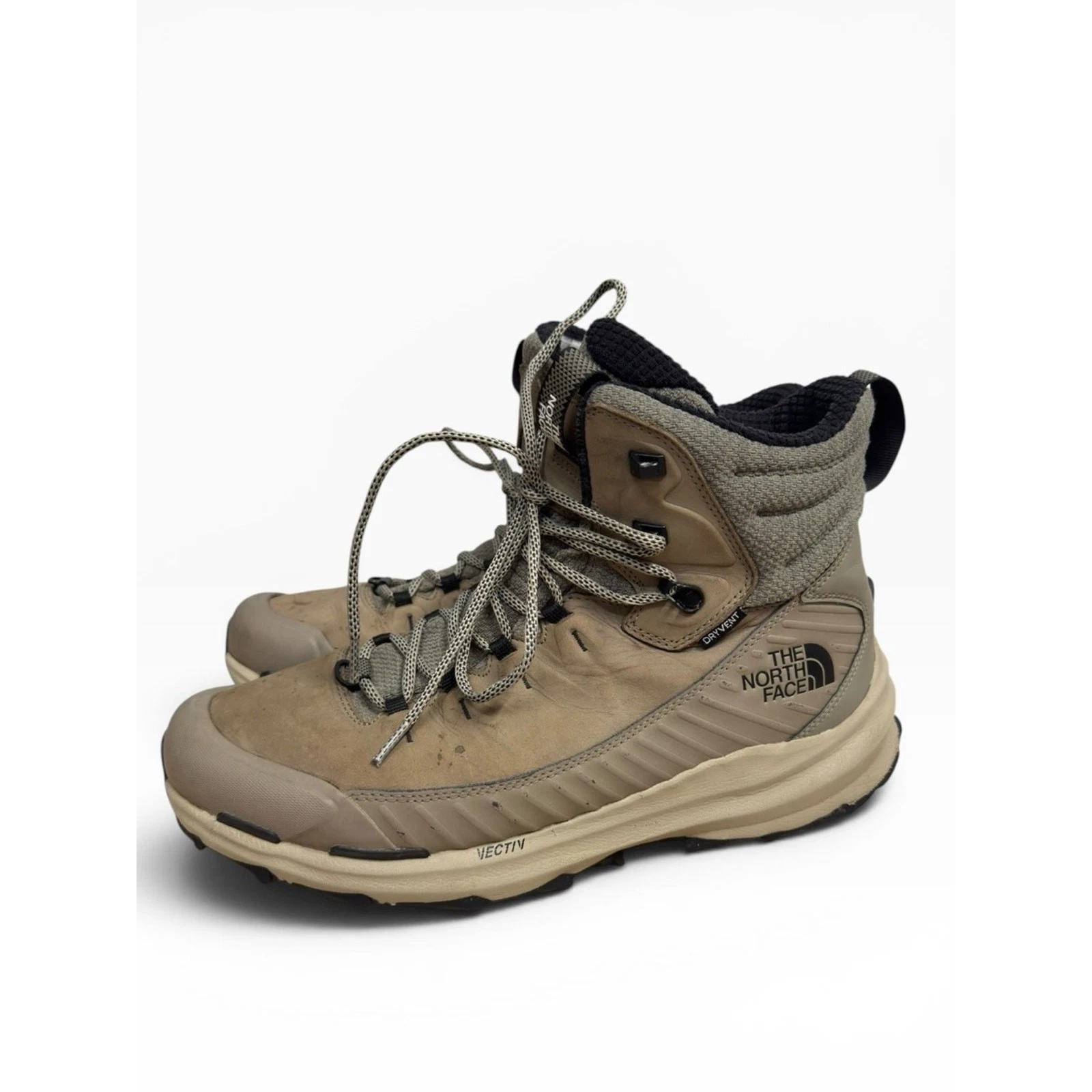 The North Face VECTIV Fastpack Insulated Waterproof Hiking Boots Brown US 13