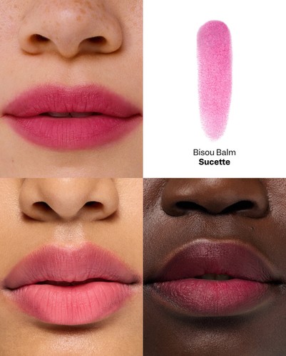 NEU!! Fabulous VIOLETTE FR "Bisou Balm" Sheer Matte LIPPENSTIFT, Sucette