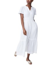 J.Mclaughlin Mei Maxi Dress Women's White Xl
