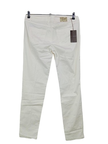 TRU TRUSSARDI Pantalón de cinco bolsillos Mujeres Talla EU 42 blanco look casual - Imagen 2 de 5