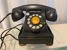 Vintage Northern Electric Black Desk Telephone  Display or Prop Only
