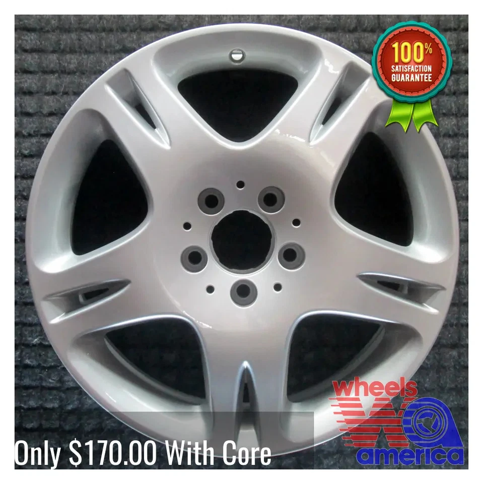 Wheel Rim Mercedes-Benz CL500 17 2003-2005 2204010202 2204012402 OEM OE 65350 - Image 2 of 4