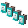 4PK DI TriColor C9363WN Ink Replacement for HP97 Deskjet 6940 5940 DesignJet