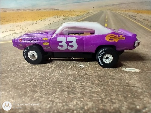 Telaio T-jet cruscotto MEV 1971 Custom Pontiac GTO David Pearson #33 nuovo