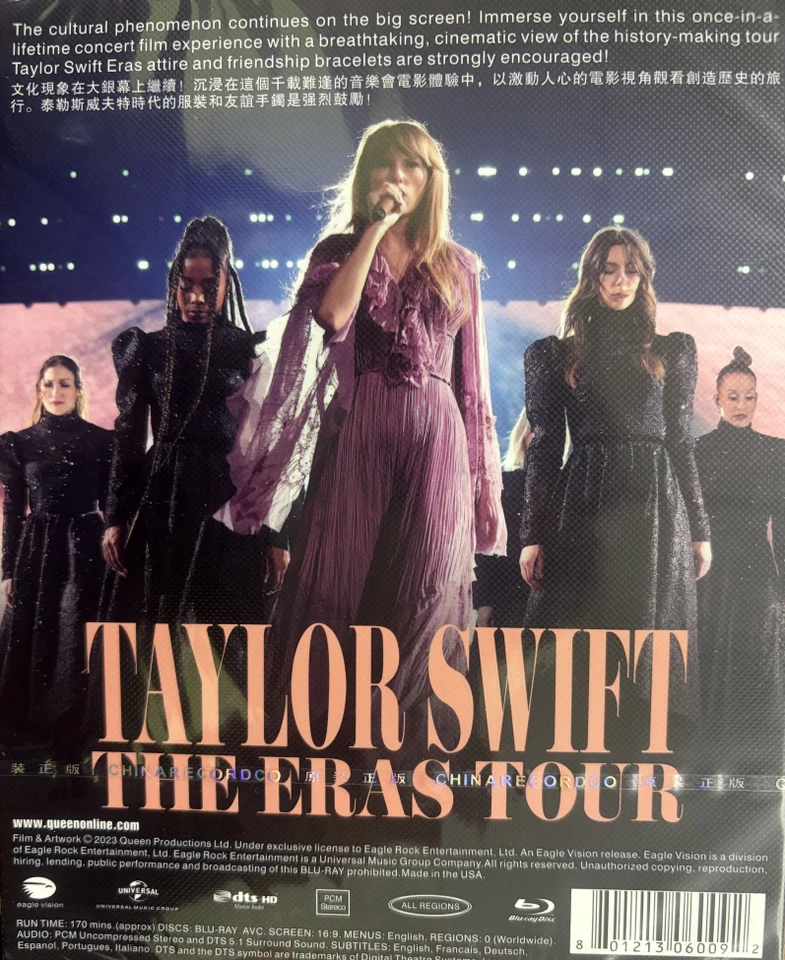 Taylor Swift The Eras Tour 2023 Konzert Blu-ray BD2 Disc NEU VERPACKT 【1080p】 - Bild 2 von 2