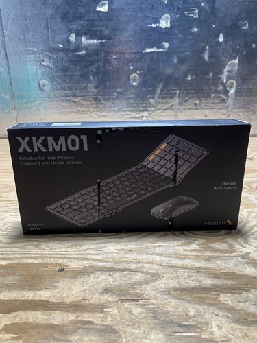 ProtoArc Foldable Keyboard and Mouse, XKM01 for Business and Travel BLACK - 第 9/14 張圖片