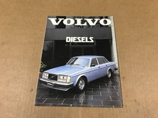 Vintage 1980 Volvo Diesels Dealership Salesman Brochure