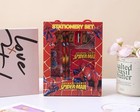 Kids Marvel Spiderman 6Pcs Stationary Set Pencil Case Rubber School Gift UK NEW