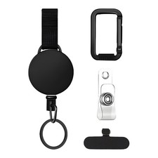 Anti Theft Phone Tether Security Carabiner Clip Retractable Phone Lanyard