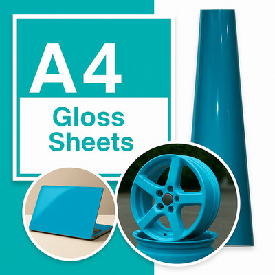 Aqua Grün Glanz Vinyl Effekt Car Wrap Aufkleber Selbstklebend Premium Qualität