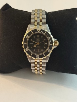 TAG Heuer 1000 Professional 980.018N Two Tone Black Dial Ladies Quartz Watch RUN