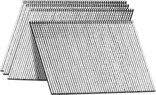 16 Gauge 20-Degree Angled Finish Nails, 2-1/2 Inch 1000-Pack Galvanized, for Pne