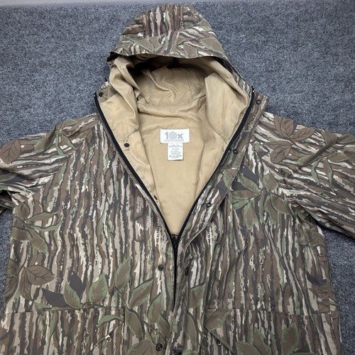 VTG 10X Gore-Tex Rainwear Jacket Advantage Camo Waterproof Hood Men's Large Tall - Photo 14/23