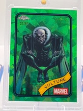 VULTURE 2025 TOPPS CHROME MARVEL SAPPHIRE GREEN #5 /99 color match