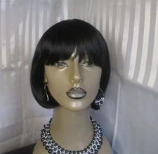 OneDor wig pageboy style black 1B very easy to style put on and go!!  NEW
