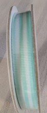 Stampin' Up Pool Party Striped Grosgrain Ribbon 3/8", Approx. 10 yards 156290