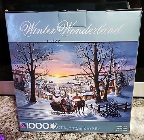 "Peace on Earth" 1000 Piece Jigsaw puzzle 29"x19" New! - Picture 2 of 2