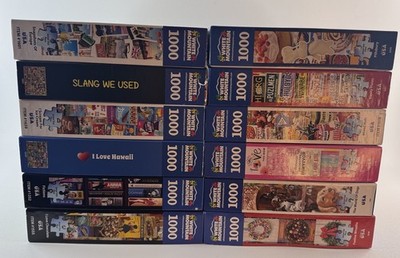 White Mountain 1000 Pieces Puzzles Lot Of 12 Complete Excellent Condition Lot #3