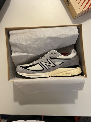 BNIB New Balance 990v4 Teddy Santis Grey Black Cream Men Size 10.5 MiUSA U990TG4 - Picture 8 of 10