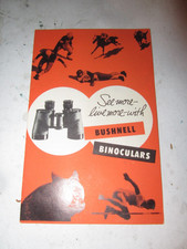 1954 Bushnell BINOCULARS FOLDOUT SALES BROUCHERE