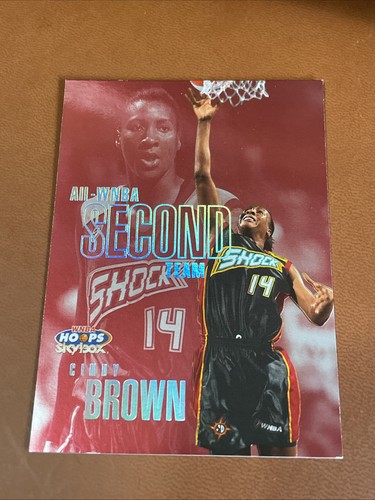 1999 Hoops WNBA Cindy Brown All WNBA Second Team