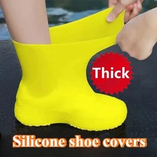 Waterproof Silicone Rubber Shoe Covers for Rain, Non-Slip Easy-handy For Outdoor