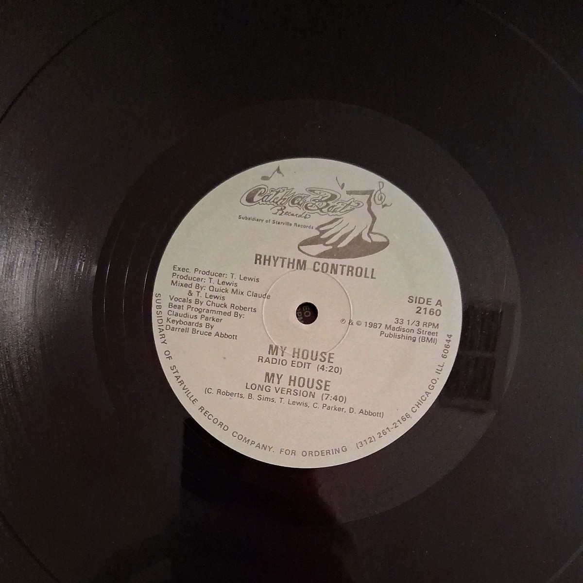 米12” Rhythm Controll My House 2160 Catch A Beat Records /00250 Rhythm Controll - My House (Long Version) {Catch a Beat