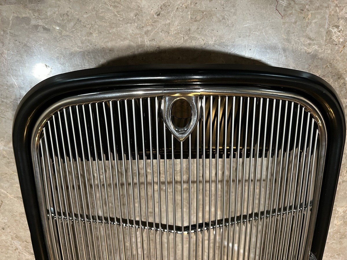 Hot Rod Steel Radiator STEEL FRONT GRILLE SHELL + Smooth