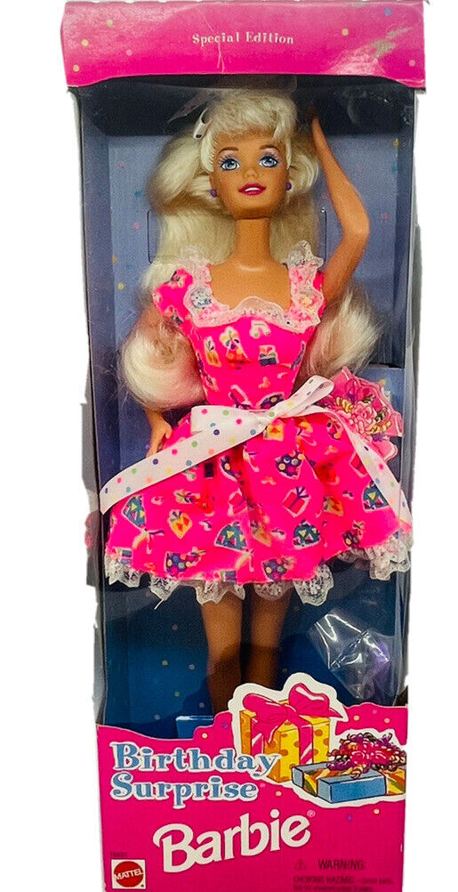Vintage 1996 Mattel Birthday Surprise Barbie Doll Special Edition 16491 NIB Vintage 1996 Mattel Birthday Surprise Barbie Doll Special Edition 16491 NIB